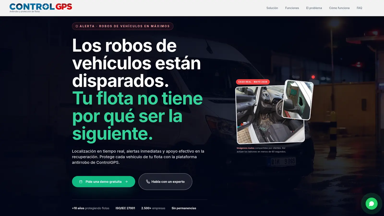 Captura de Control GPS - Anti-Robos