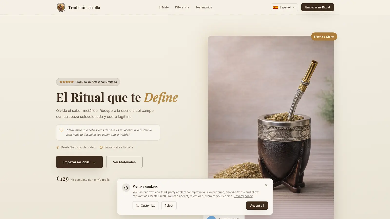 Captura de Tradicioncriolla